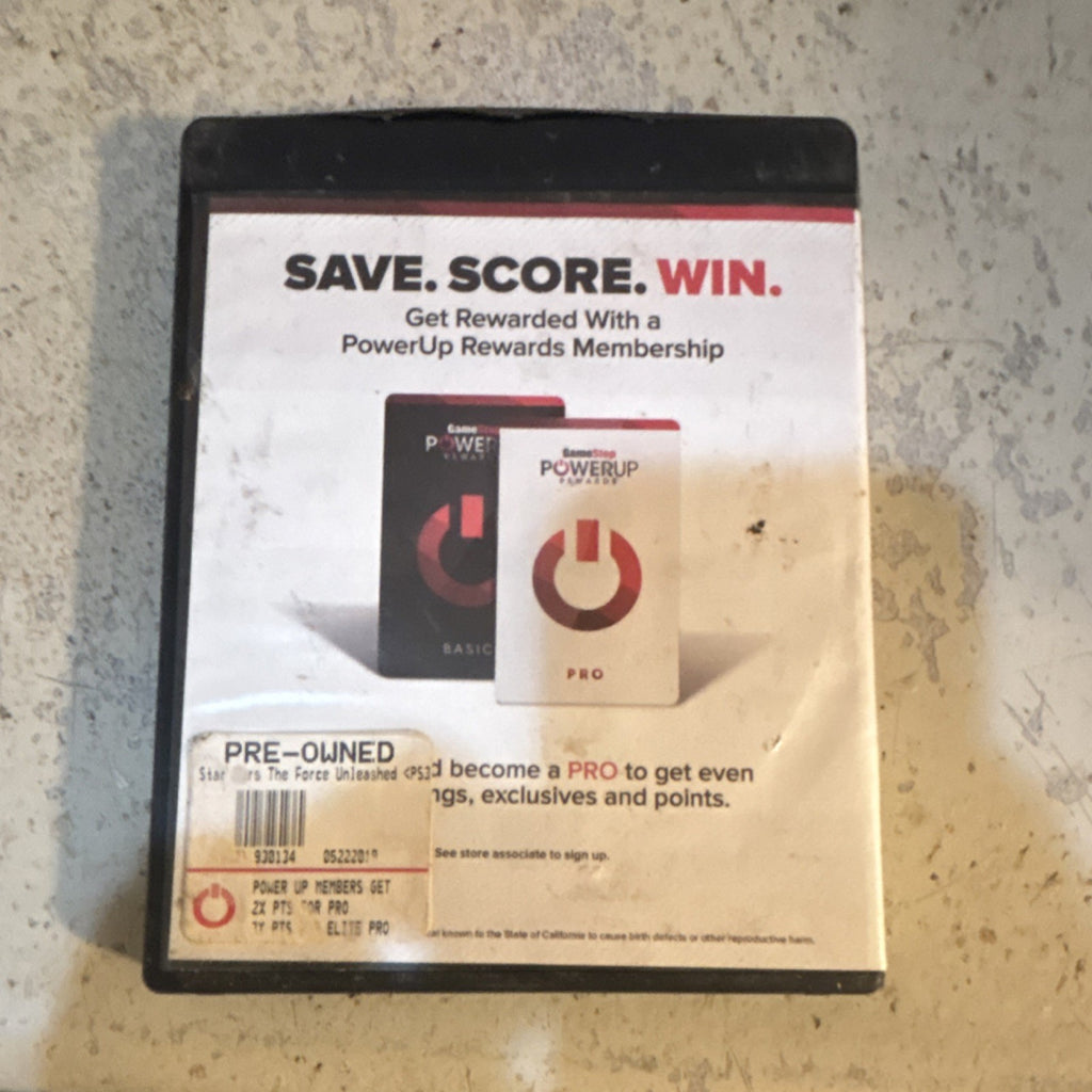 Star Wars The Force Unleashed PS3 Greatest Hits LucasArts T Rated