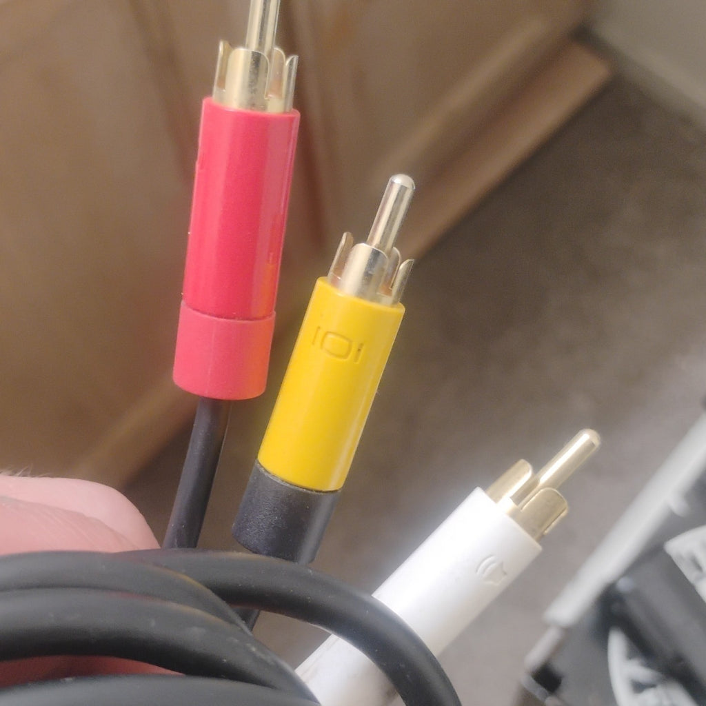Microsoft Xbox 360 Composite RCA AV Cable 6ft Red/White/Yellow X821376-001