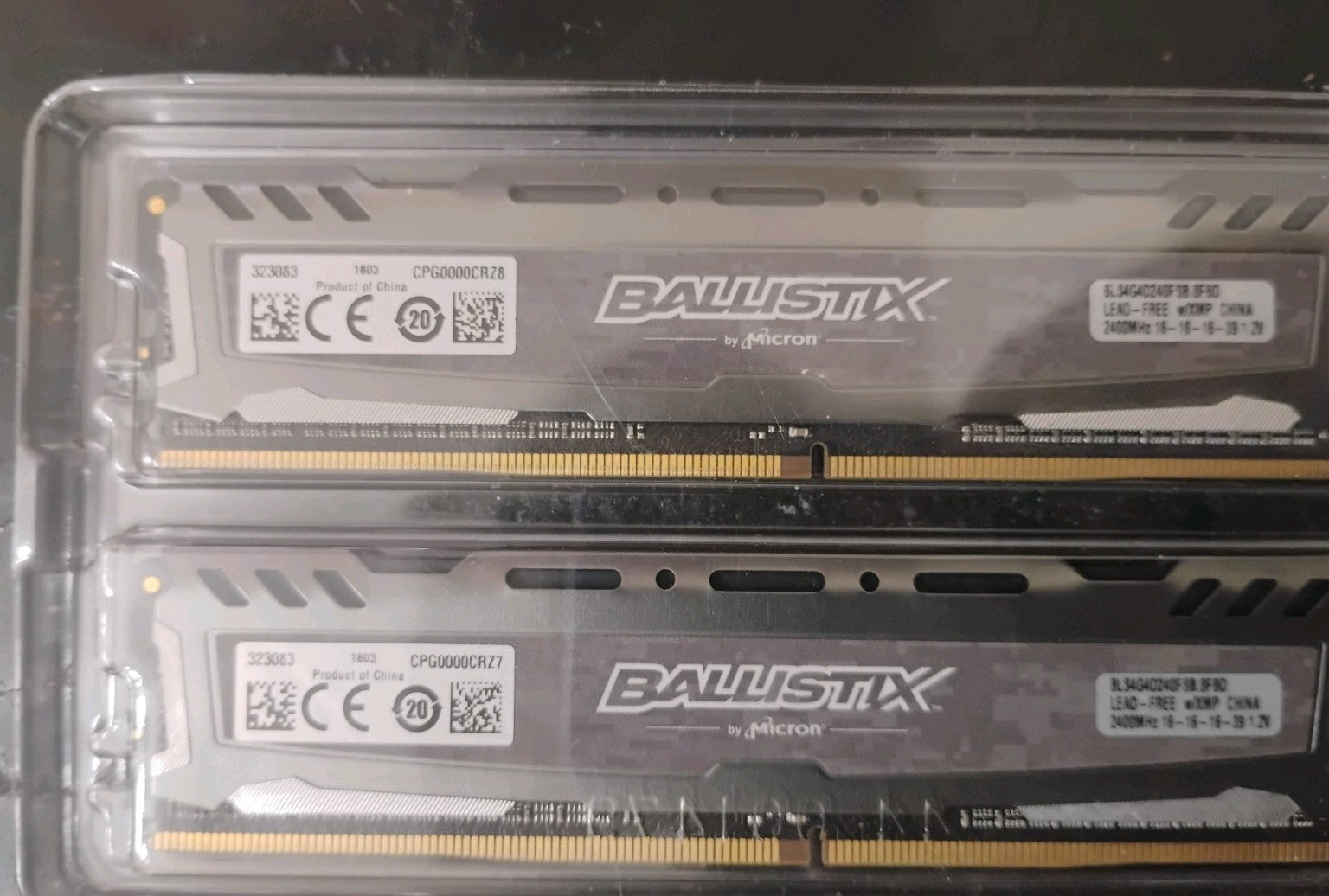 Micron Ballistix Sport 8GB (2x4GB) DDR4-2400 288-Pin DIMM XMP BLS4G4D240FSA.8FBD