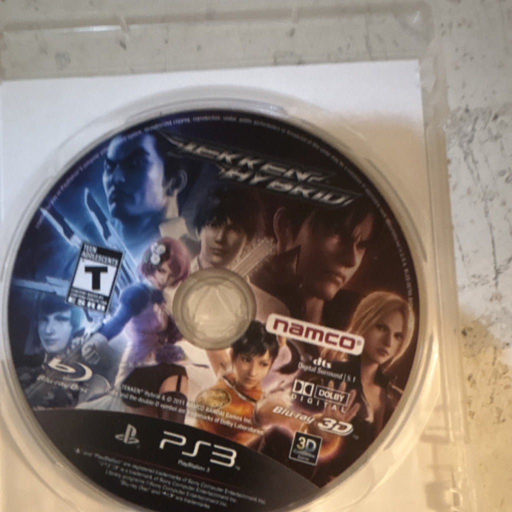 Tekken Hybrid PS3 Hybrid Disc Game + Movie 3D Compatible Namco T Rated NTSC-U/C