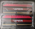 Patriot Viper (2x4GB) DDR4-3000 PC4-24000 DIMM Non-ECC PV48G300C6K  In Package